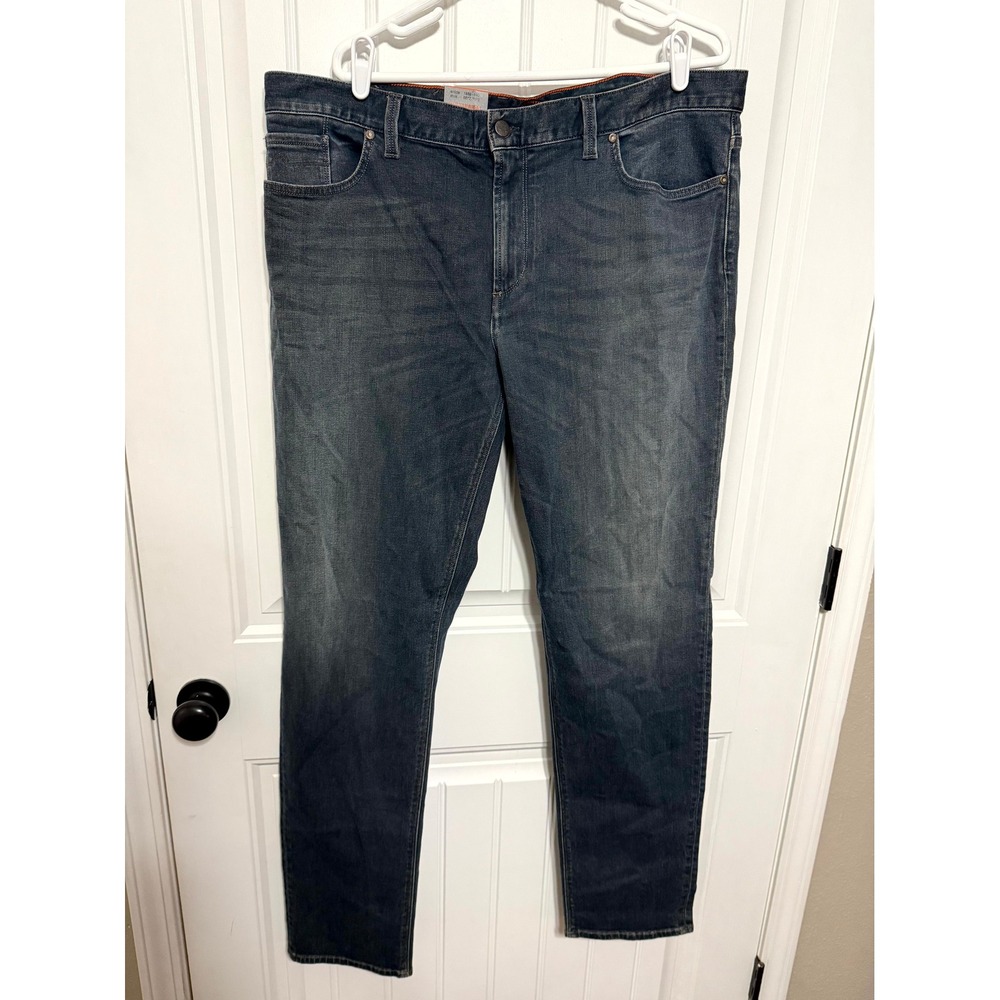 Alberto Jeans Mens 40x34 Pipe Regular Slim Fit Blue Denim EUC